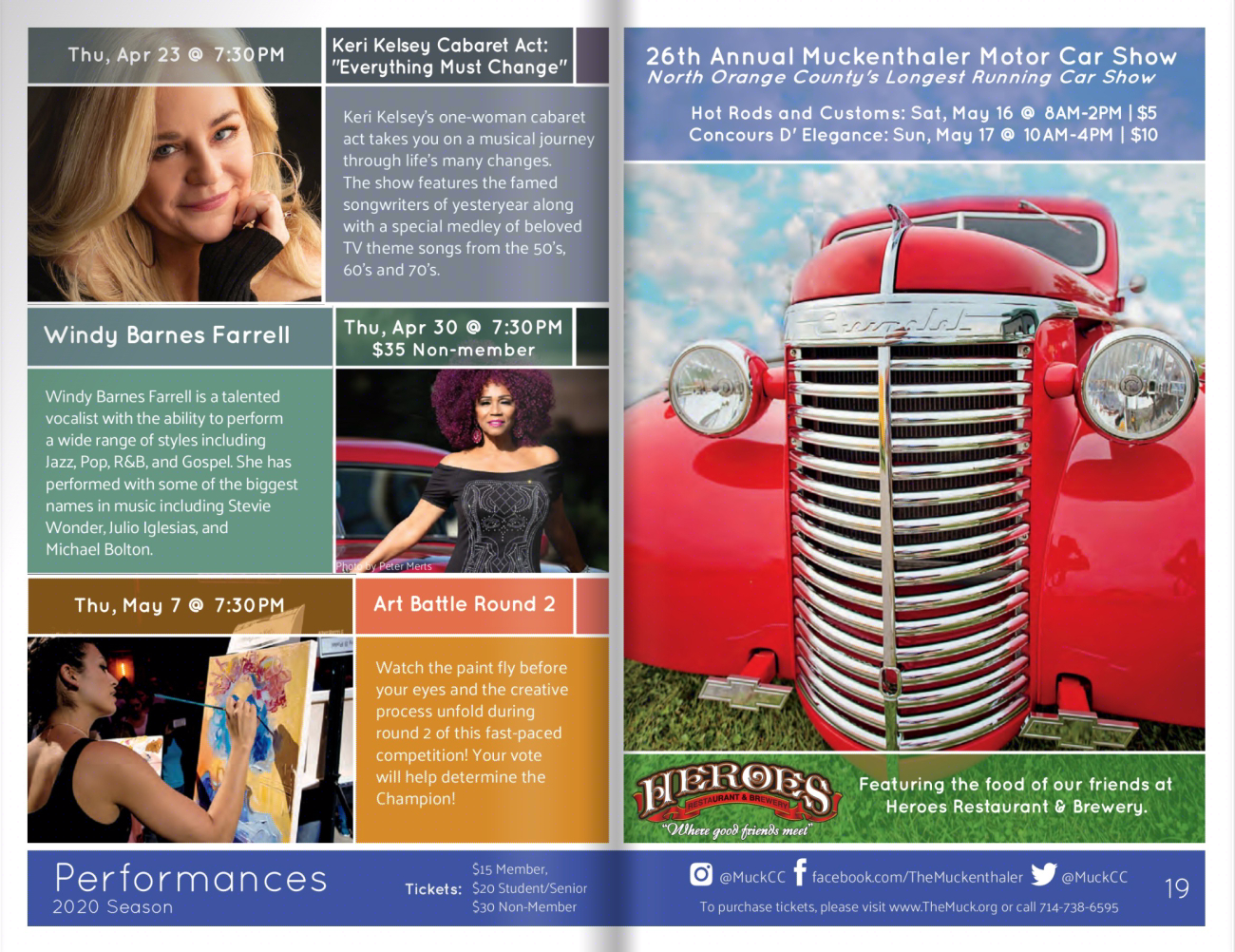 

          <font size ='5'>The Muck's Brochure for Events in 2020: Sample Page 2 <p></font>
          Layout by <a href='index.html'>Knickknack PJ</a> <p>
          Photos by Various Photographers<p>
          Full book available on request